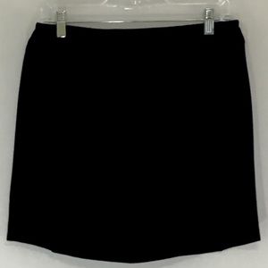 ADIDAS GOLF A-LINE PULL-UP BLACK SKORT SIZE S